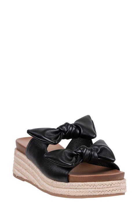 Cosmos Bow Espadrille Wedge Sandal (Women)