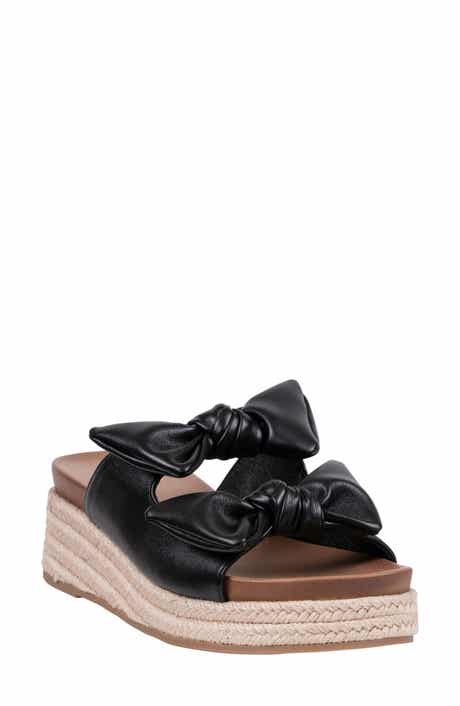 GOOD CHOICE NEW YORK Cosmos Bow Espadrille Wedge Sandal