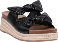 GOOD CHOICE NEW YORK Cosmos Bow Espadrille Wedge Sandal