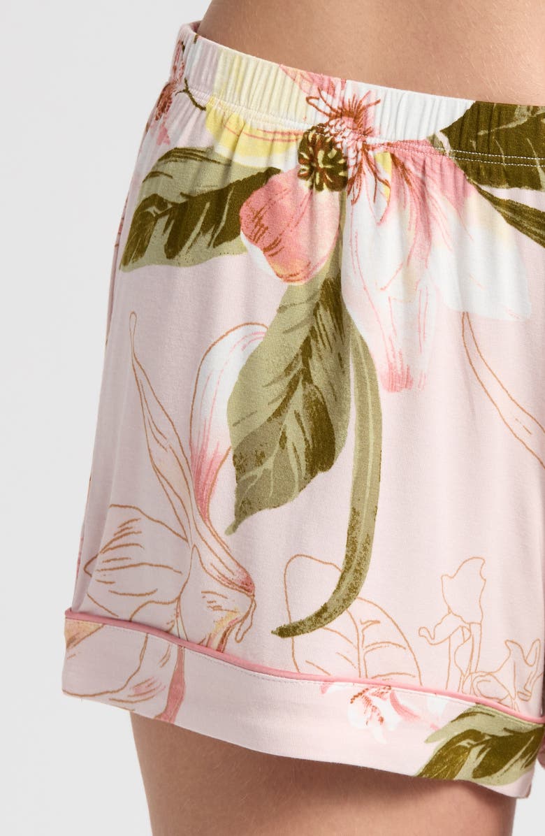 Nordstrom Moonlight Eco Short Pajamas, Alternate, color, Pink Hush Impromptu Floral