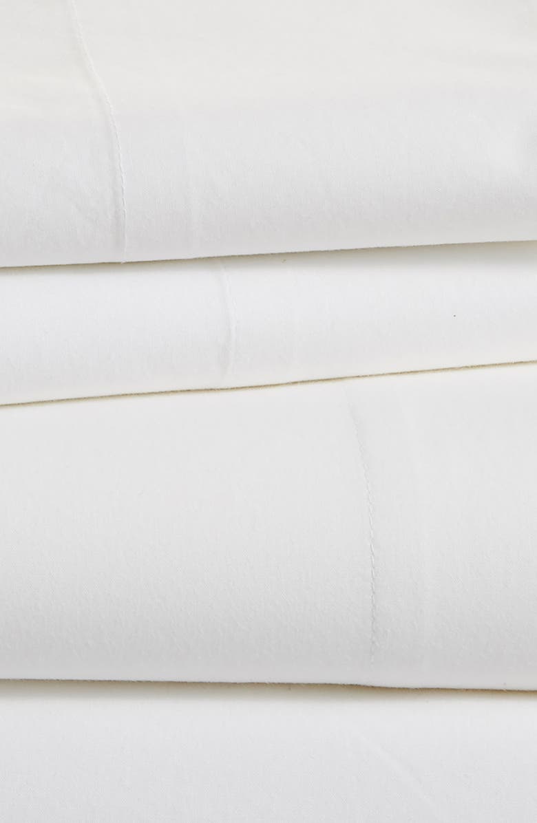 Nordstrom at Home Percale Sheet Set, Alternate, color, White