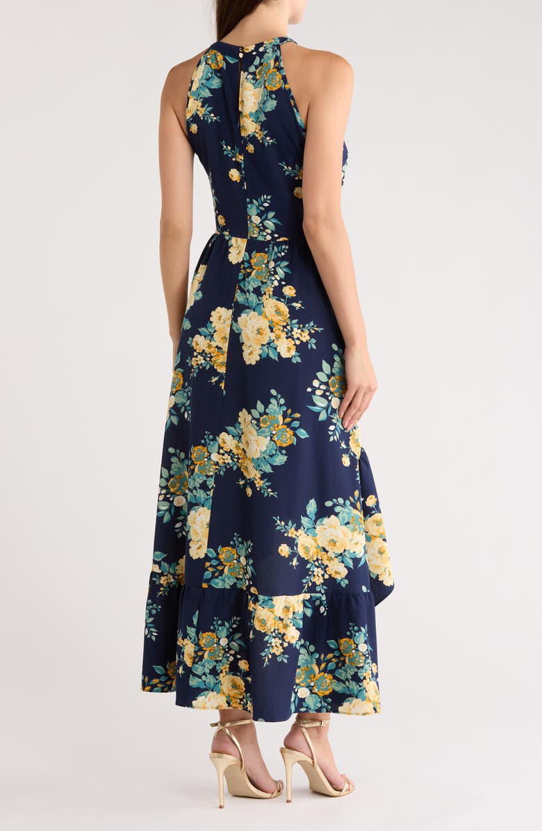 AREA STARS Rhea Floral Dress, Alternate, color, Navy