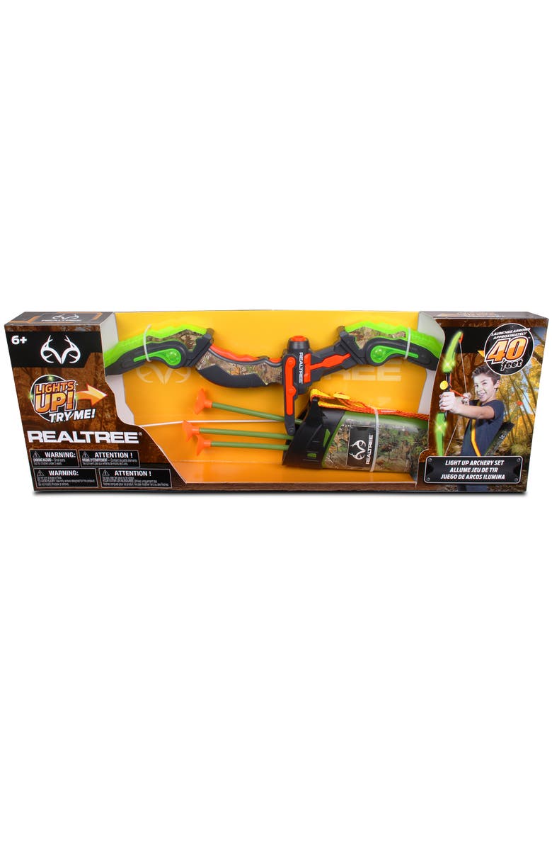 REALTREE Lightup Archery Set W/ Quiver 24.5", Main, color, 