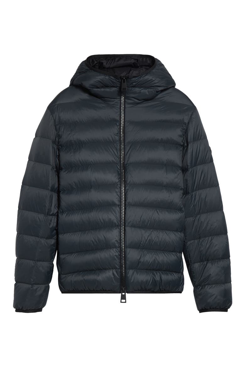 Alrai Hooded Down Puffer Jacket, Alternate, color, ANCHOR GRAY