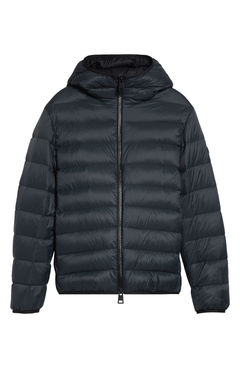 Moncler Alrai Hooded Down Puffer Jacket, Alternate, color, Anchor Gray