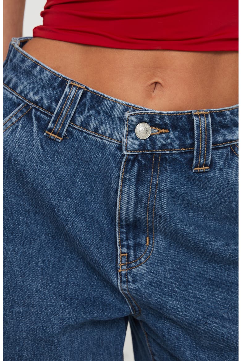 Mika Denim Cargo Bermuda Shorts, Alternate, color, BLUE