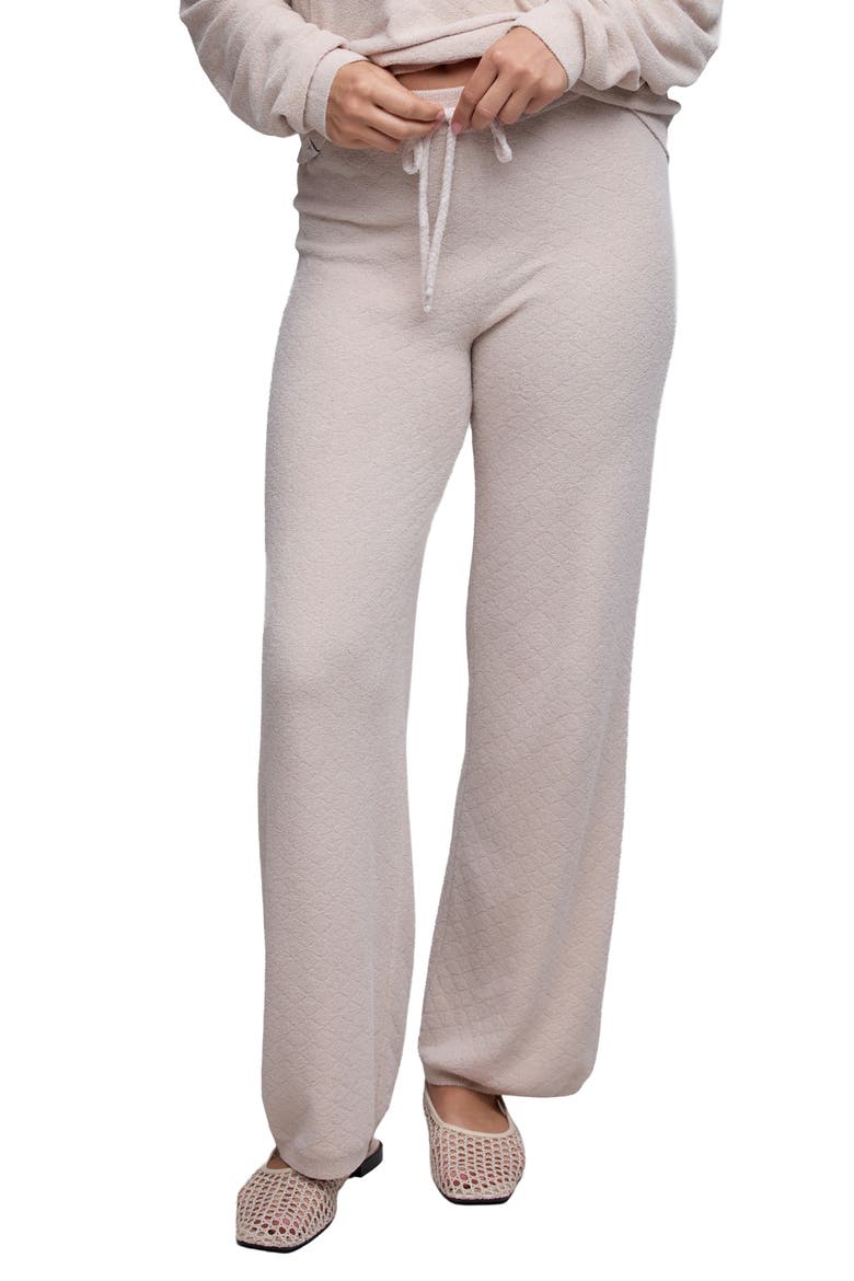 CozyChic Ultra Lite® Diamond Quilted Pants, Main, color, STONE