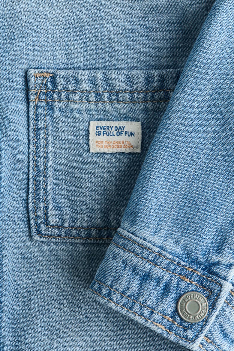 Cotton Twill Overshirt, Alternate, color, Denim blue