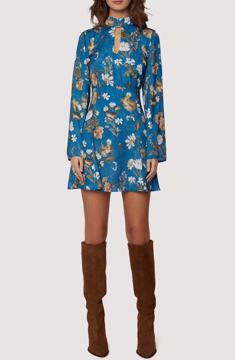 Rentas Garden Long Sleeve Dress