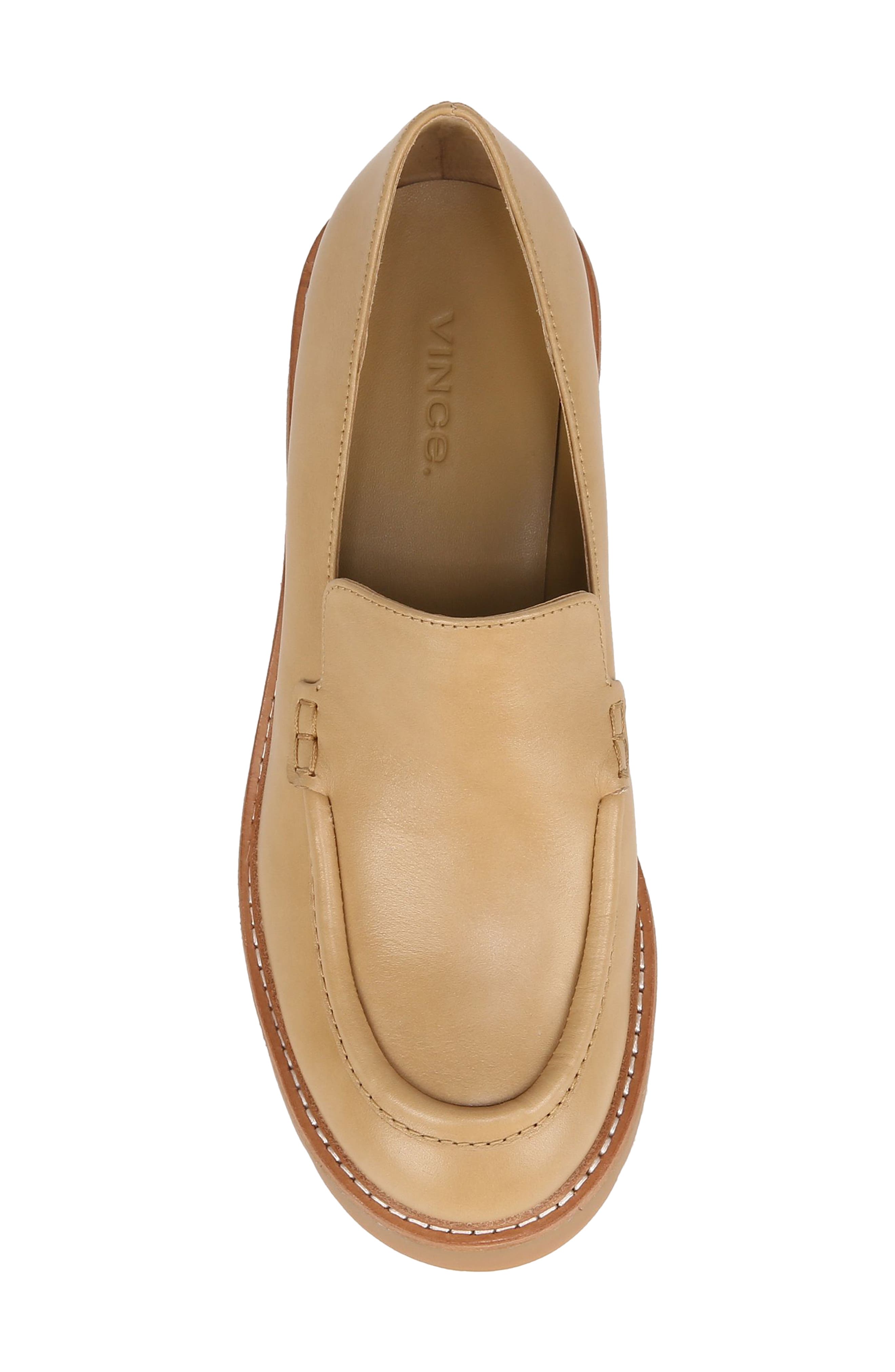 Vince Rowe Platform Loafer, Alternate, color, Husk