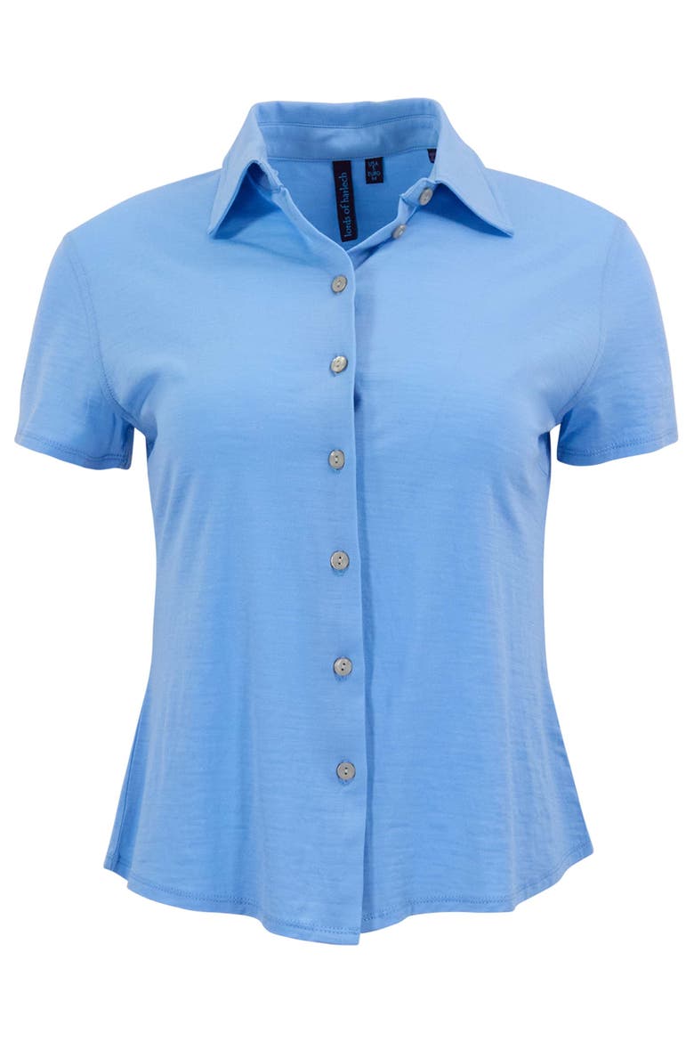 Solid Womens Shirts, Alternate, color, Blue