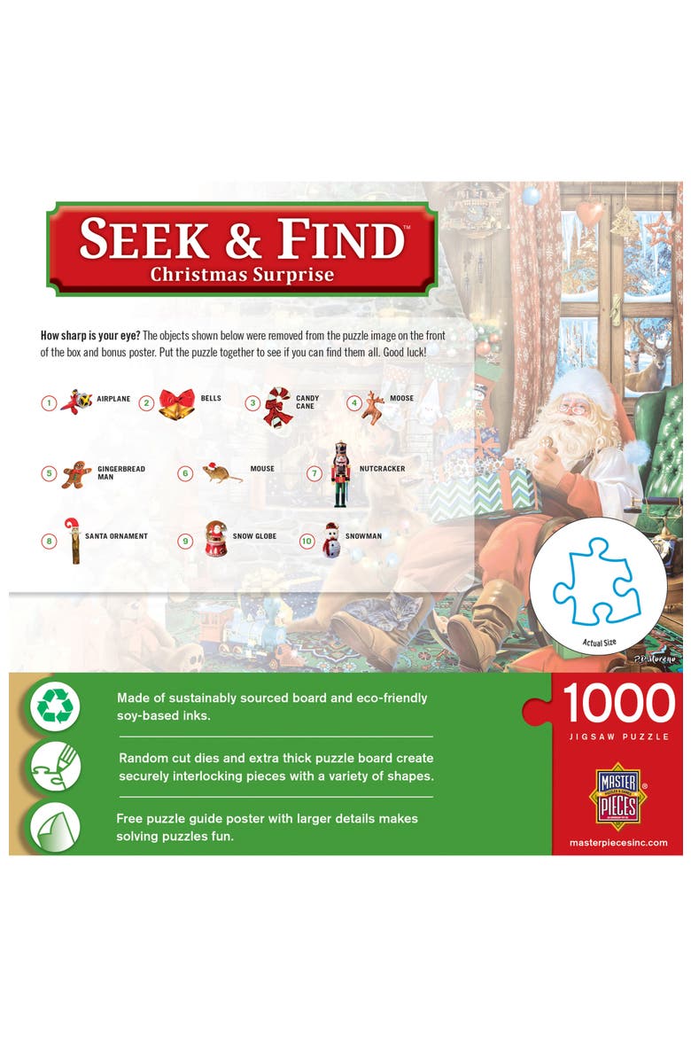 Christmas Surprise 1000 Piece Puzzle, Alternate, color, Multicolor