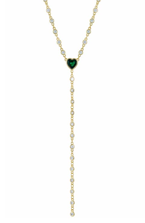 By the Yard Cubic Zirconia Y-Necklace