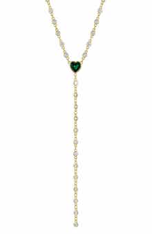 SAVVY CIE JEWELS By the Yard Cubic Zirconia Y-Necklace