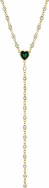 SAVVY CIE JEWELS By the Yard Cubic Zirconia Y-Necklace