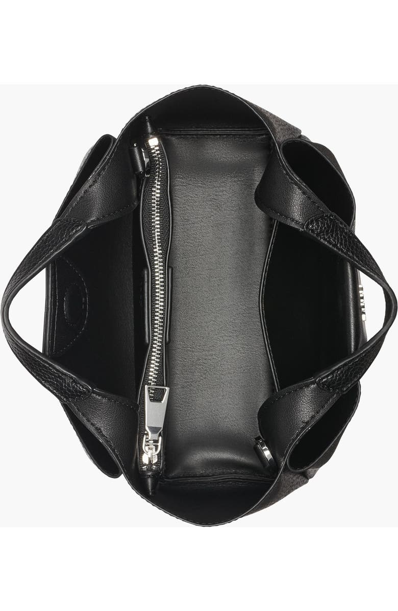 DKNY Willa Mini Satchel, Alternate, color, Black/Silver