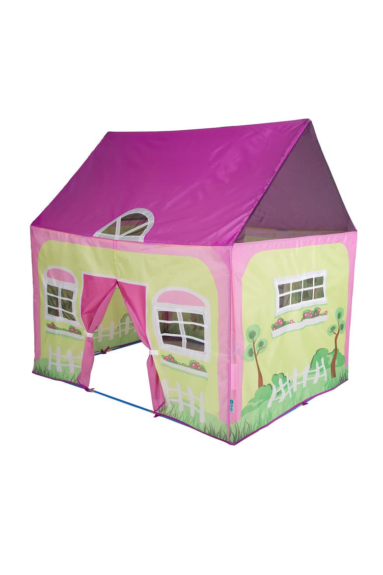 Lil' Cottage House Play Tent, Main, color, PURPLE GREEN