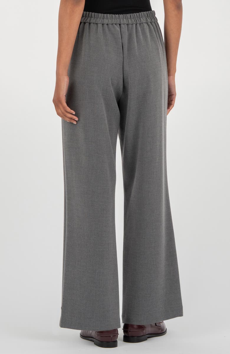 KUT from the Kloth High Waist Wide Leg Pants, Alternate, color, Charcoal