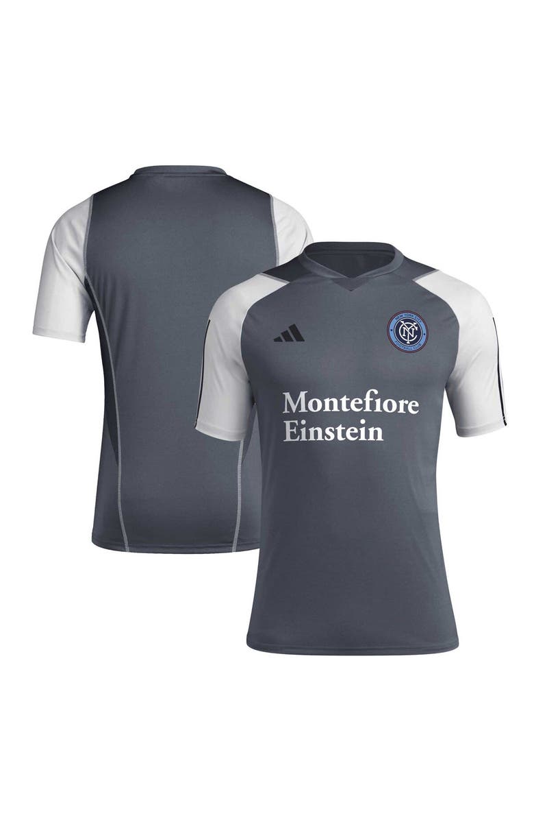 adidas Men's adidas Gray New York City FC 2024 AEROREADY Training Jersey, Alternate, color, 