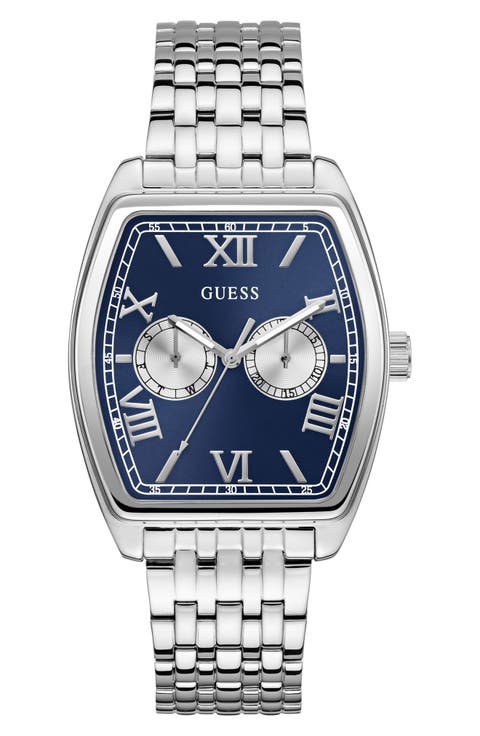 Multifunction Tonneau Bracelet Watch, 38mm