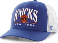 '47 Men's '47 Blue/White New York Knicks Domestic Adjustable Trucker Hat