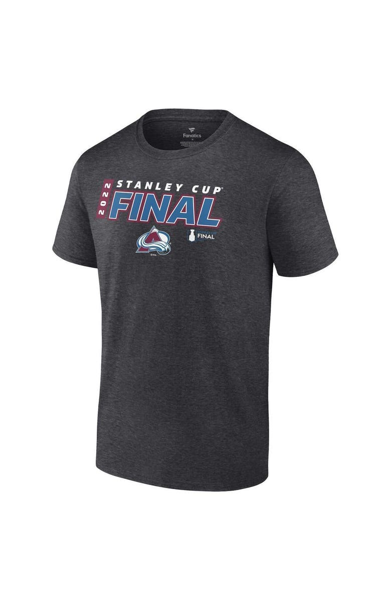 FANATICS Men's Fanatics Branded Heathered Charcoal Colorado Avalanche 2022 Stanley Cup Final Own Goal Roster T-Shirt, Alternate, color, 