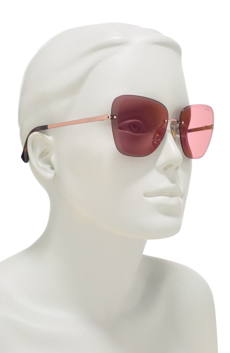 Ralph Lauren 58mm Butterfly Sunglasses, Alternate, color,