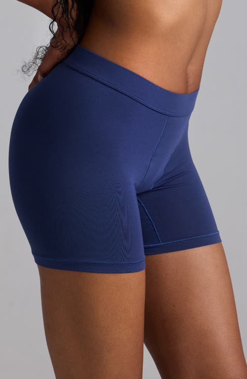 Woxer Luxe Baller 5-inch Modal Boxer Briefs In Blue