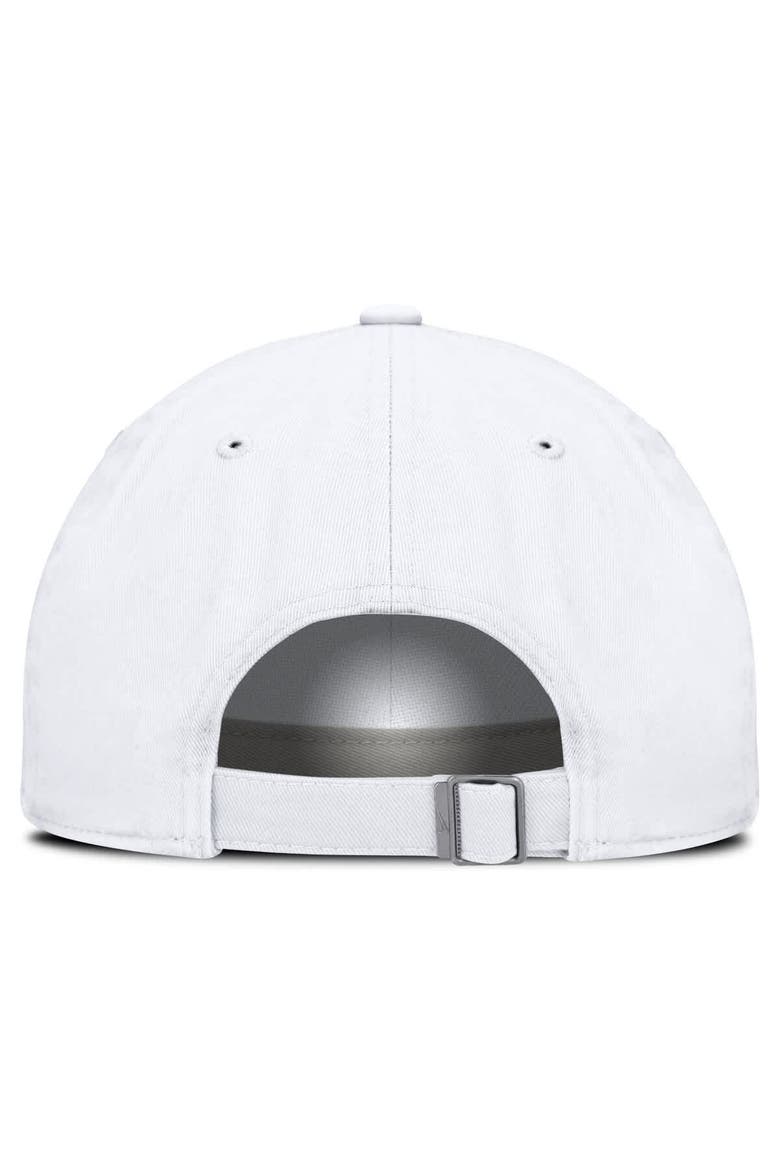 Men's Nike White Michigan State Spartans Core Club Mascot Wordmark Adjustable Hat, Alternate, color, White