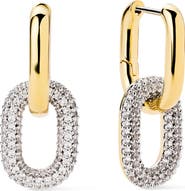 Ana Luisa Rox Mini Double Hoop Drop Earrings