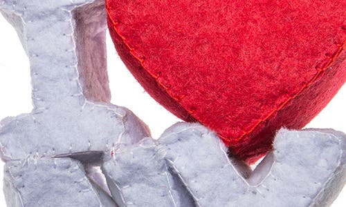 Silk Road Bazaar Handmade New York Felted Wool Ornament In White