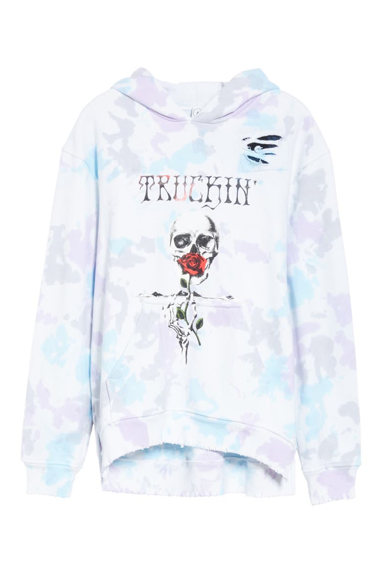 Perfect Truckin' Hoodie, Alternate, color, TYE DYE