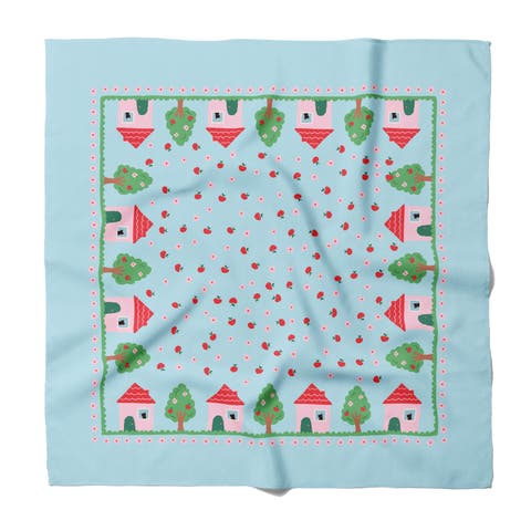 House Silk Medium Square Scarf