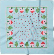 Centinelle House Silk Medium Square Scarf