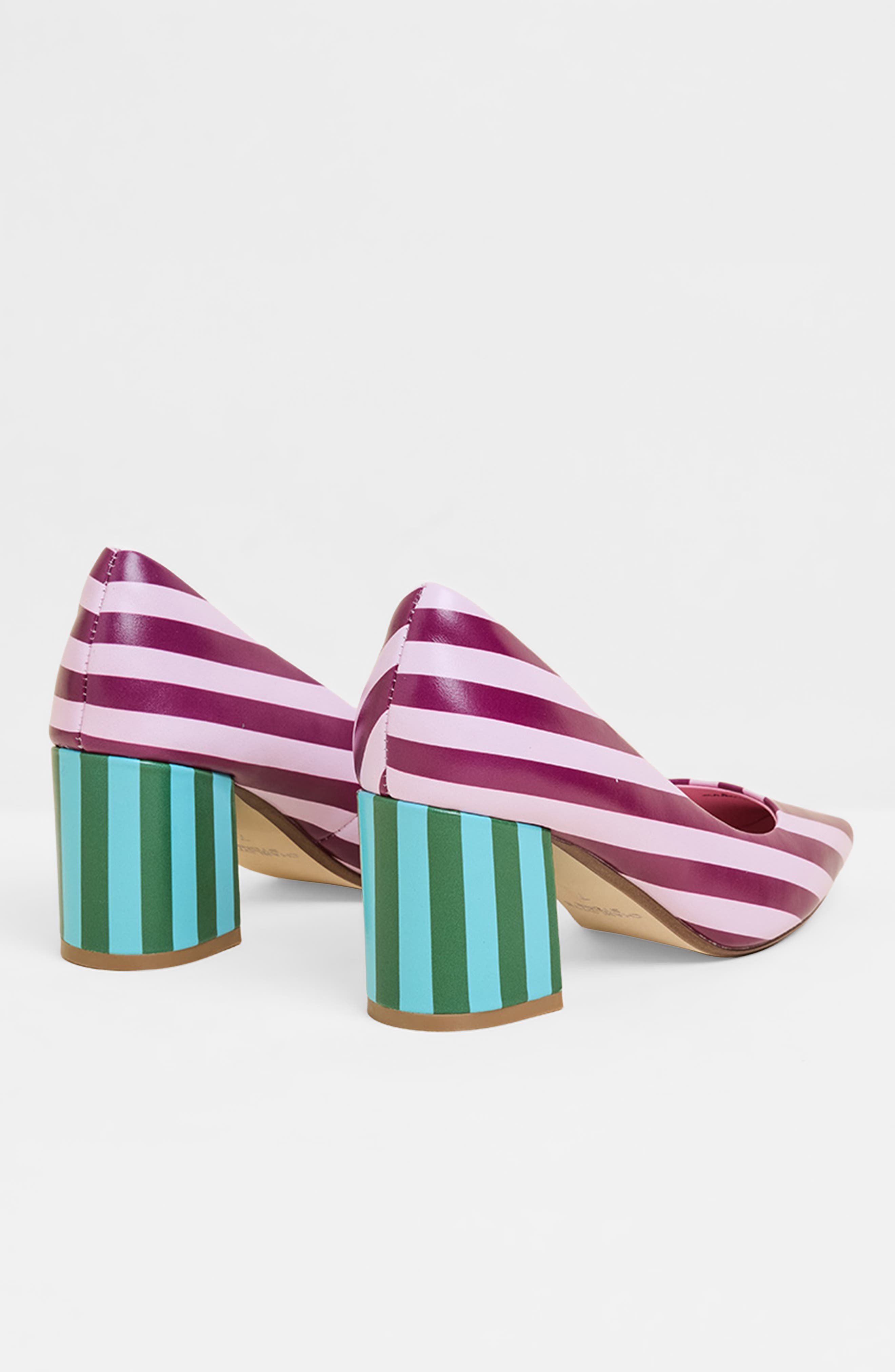 Estee Multicolor Square Toe Pump, Alternate, color, Violet