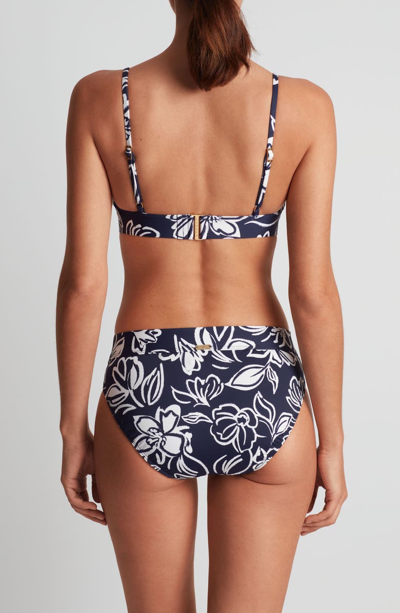 Lauren Ralph Lauren Classic Hipster Bikini Bottoms, Alternate, color, Black Multi