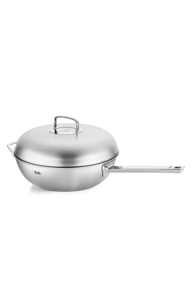 Original-Profi Collection Stainless Steel Multi Ply Wok with High Dome Metal Lid, Alternate, color, Stainless Steel