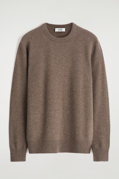 Seamless Cashmere Crew-Neck Sweater