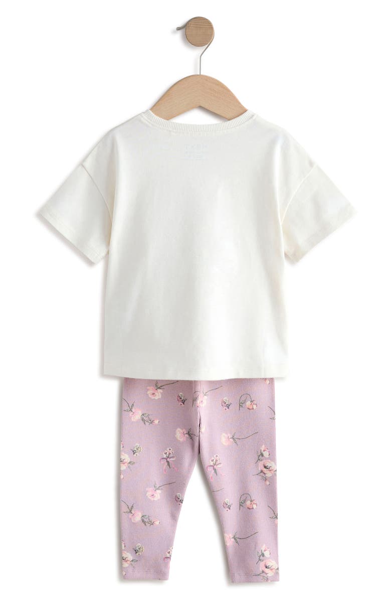 NEXT Kids' Fairy Appliqué Top & Leggings Set, Alternate, color, Neutral