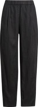 Eileen Fisher Organic Linen Ankle Lantern Pants