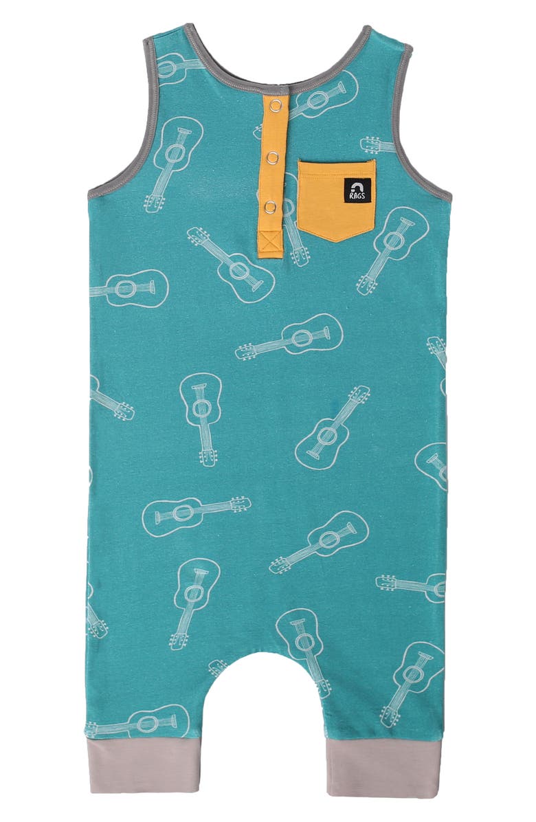 RAGS TO RACHES RAGS Henley Tank Romper Romper, Main, color, 