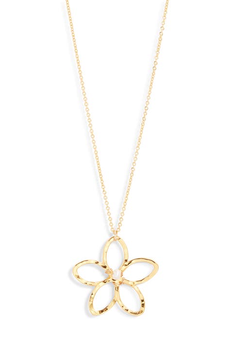 Melia Flower Freshwater Pearl Necklace