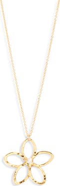 Kiara by Ki-Ele Melia Flower Freshwater Pearl Necklace