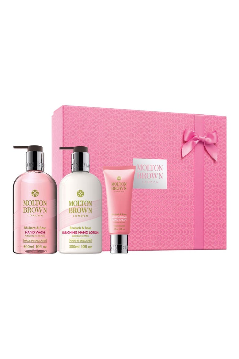 London 'Rhubarb & Rose' Trio (Limited Edition), Main, color, PINK