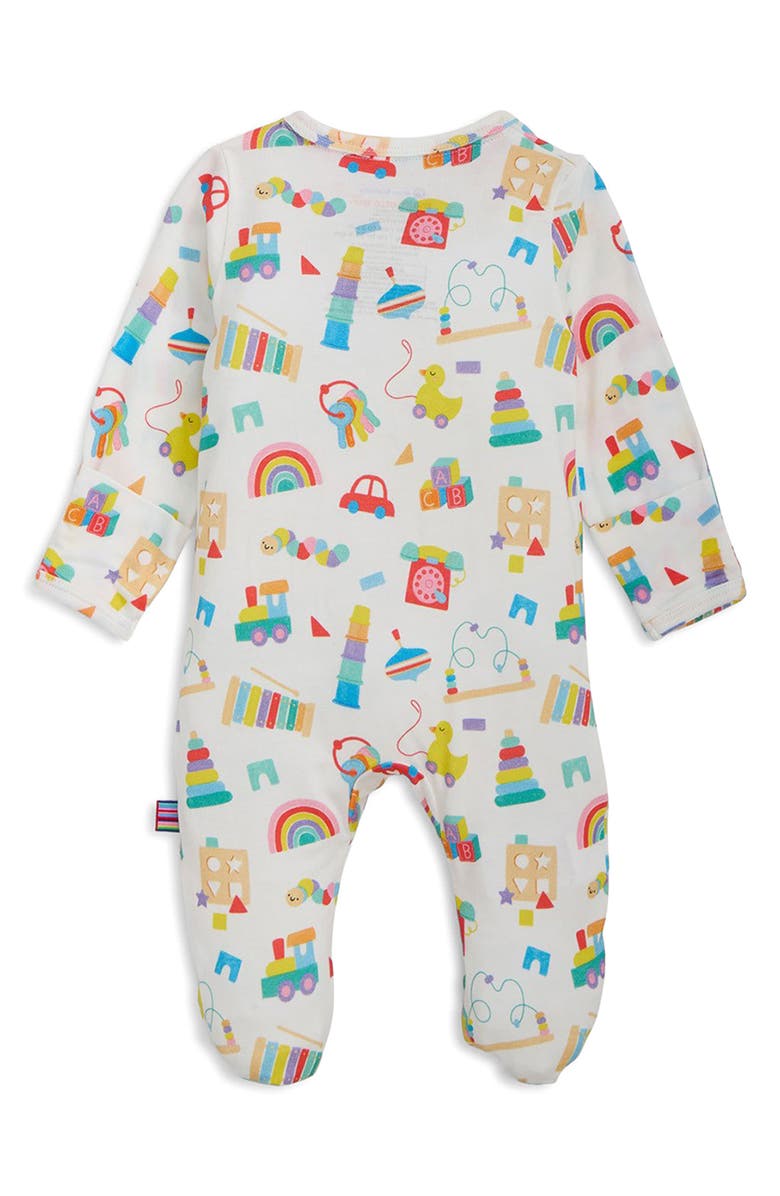 Magnetic Me Play All Day Magnetic Convertible Footie, Alternate, color, White