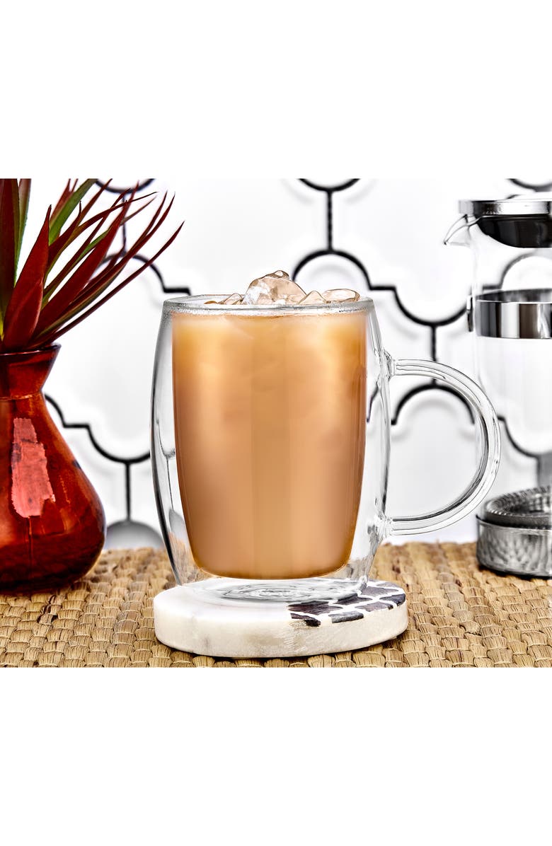 JoyJolt Aroma Double Wall Insulated Glasses - Set of 4, Alternate, color, Clear