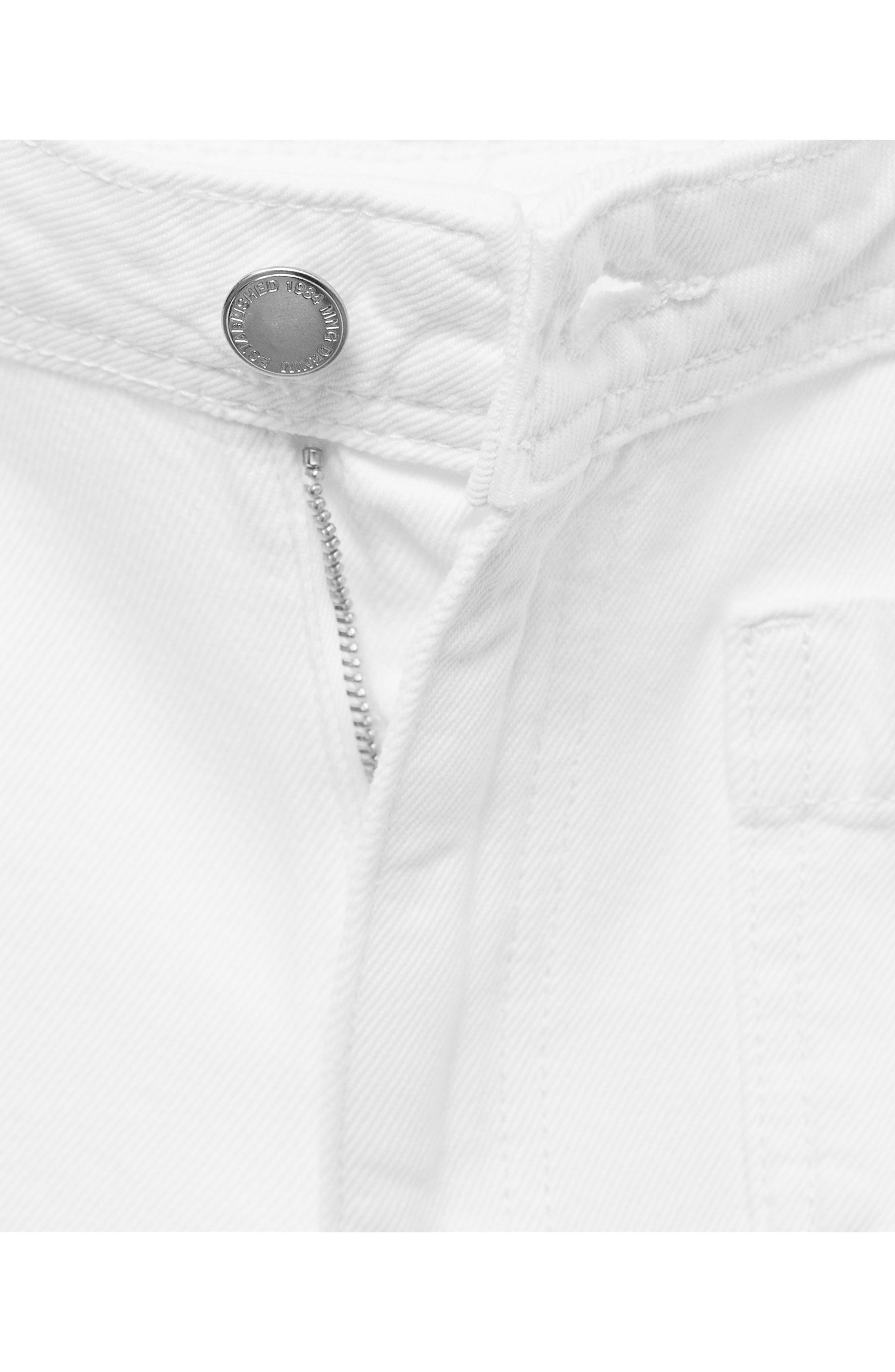 Patch Pocket High Waist Wide Leg Jeans - image 2