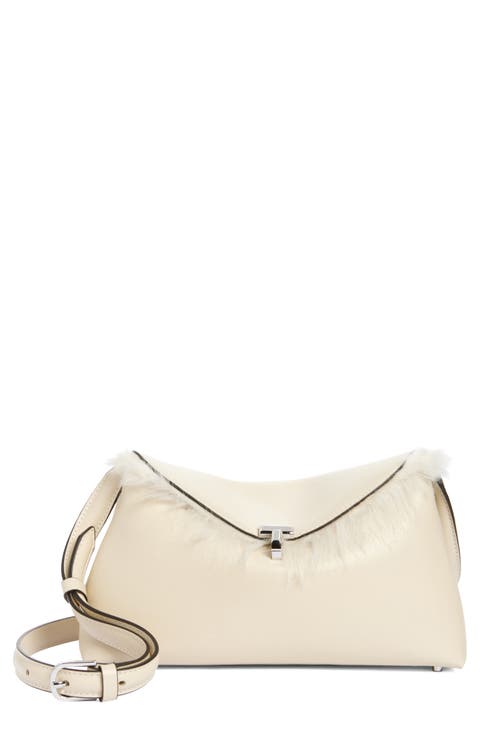 【EMIS】SHEARLING SHOULDER BAG-IVORY R4875 EMIS】SHEARLING SHOULDER BAG-IVORY R4875 (EMIS/ハンドバッグ