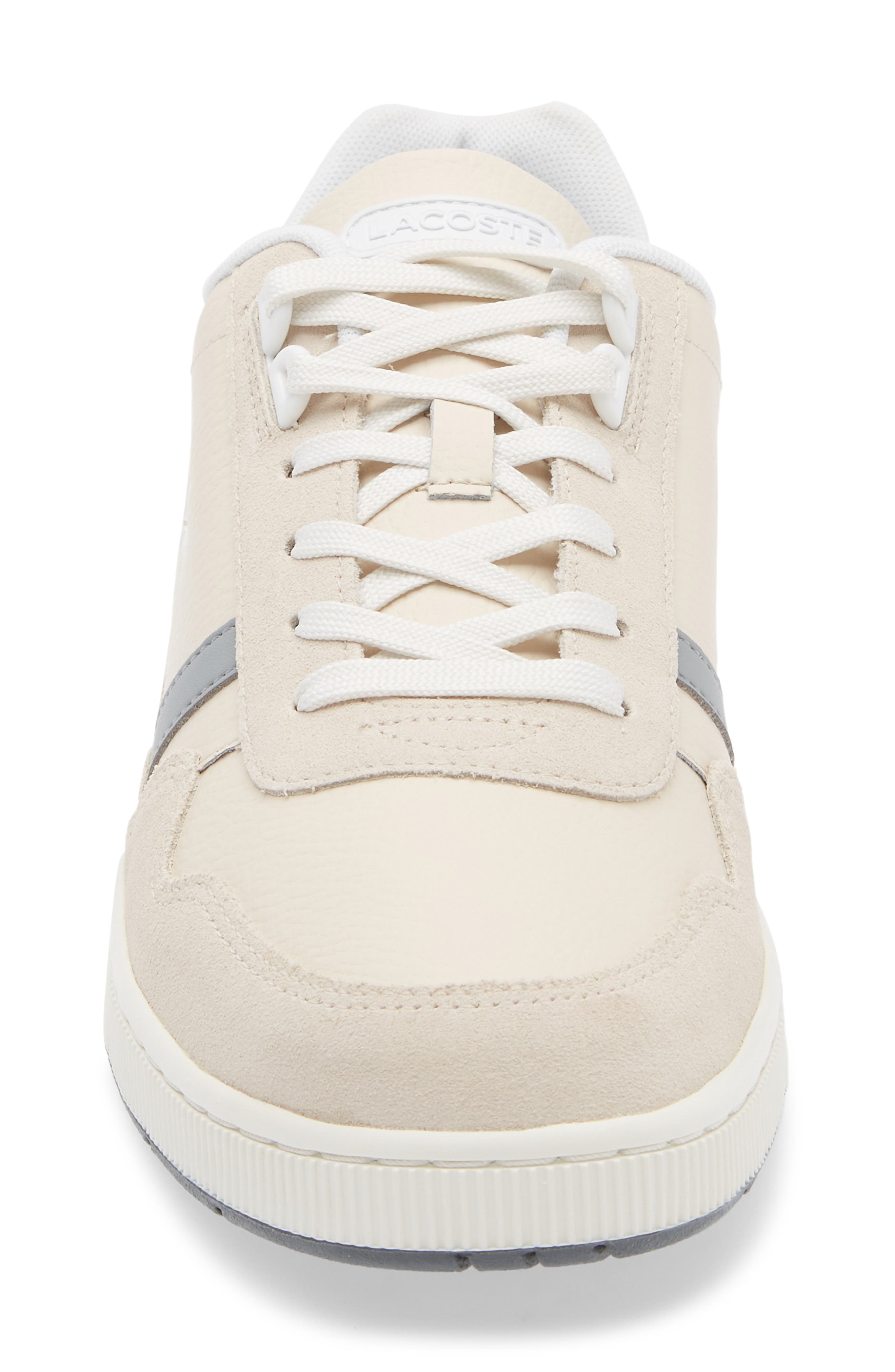 Lacoste T-Clip 124 Sneaker, Alternate, color, Off White/ Grey