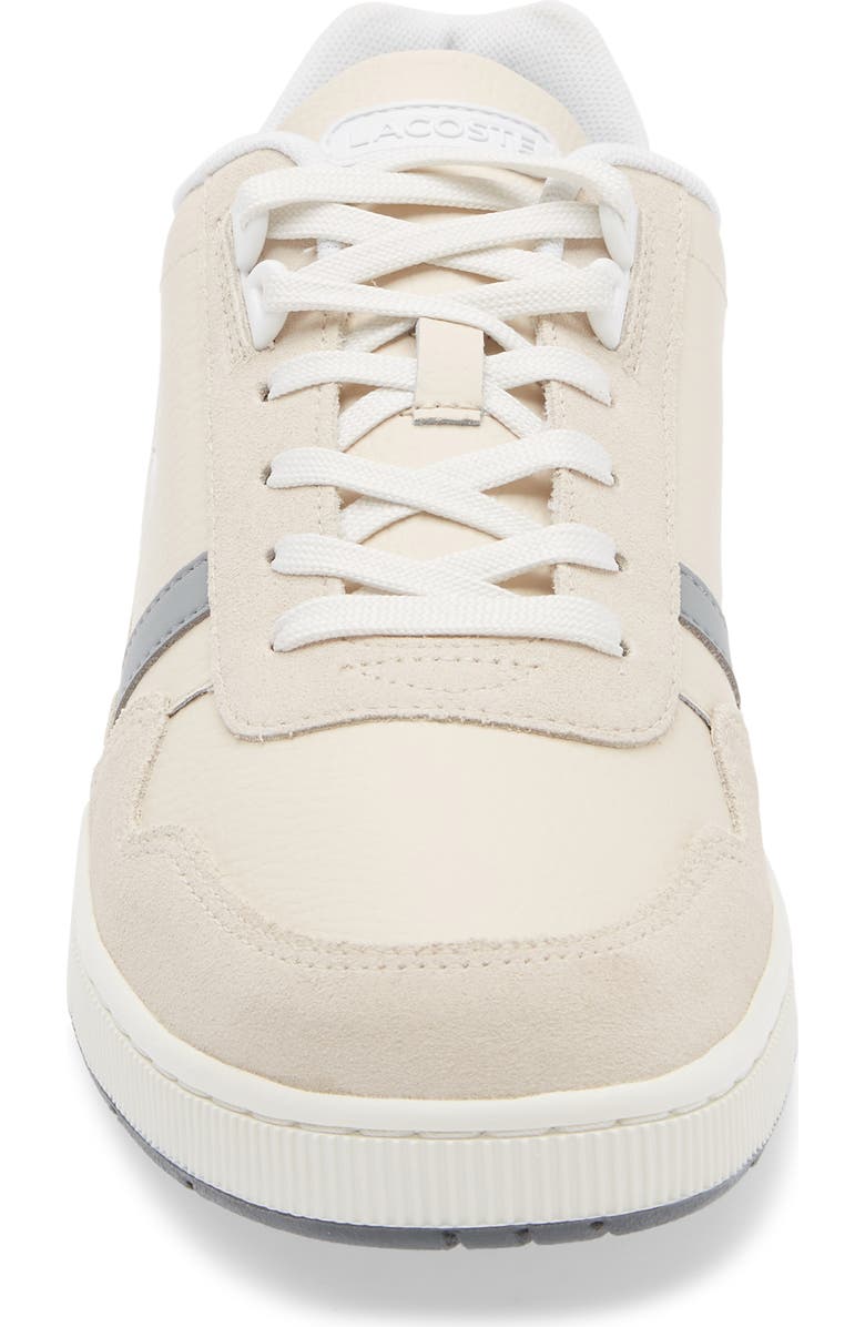 Lacoste T-Clip 124 Sneaker, Alternate, color, Off White/ Grey